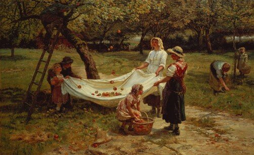 The Apple Gatherers av Frederick Morgan